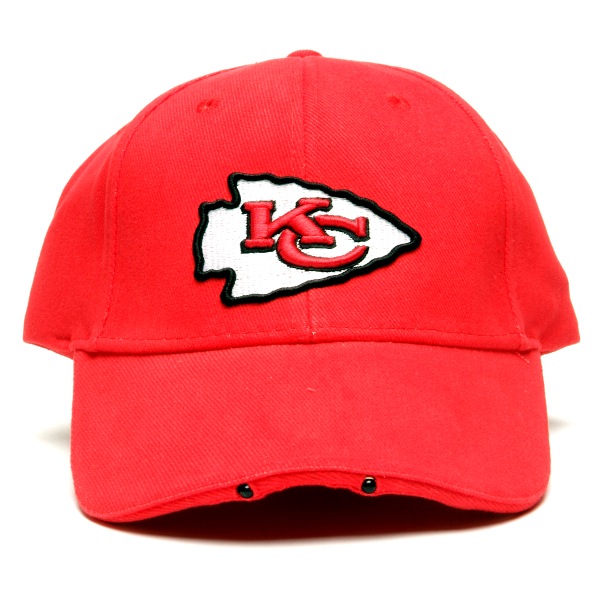 Kansas City Chiefs LED Flashlight Adjustable Hat